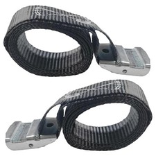 2pcs Lashing Straps 1in X 3ft Cam Buckle Tie Down Cargo Motorcycle Truck New Usa