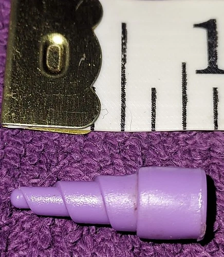 1 Vintage Small Purple Dirty Drill Bit 1990 TMNT Mutant Module Vehicle Part I