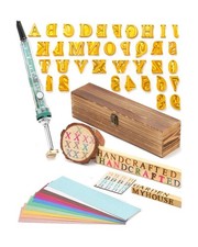 36 Pcs 3/4" Alphabet  Number Branding Iron for Wood, with 60W Electric Brand...