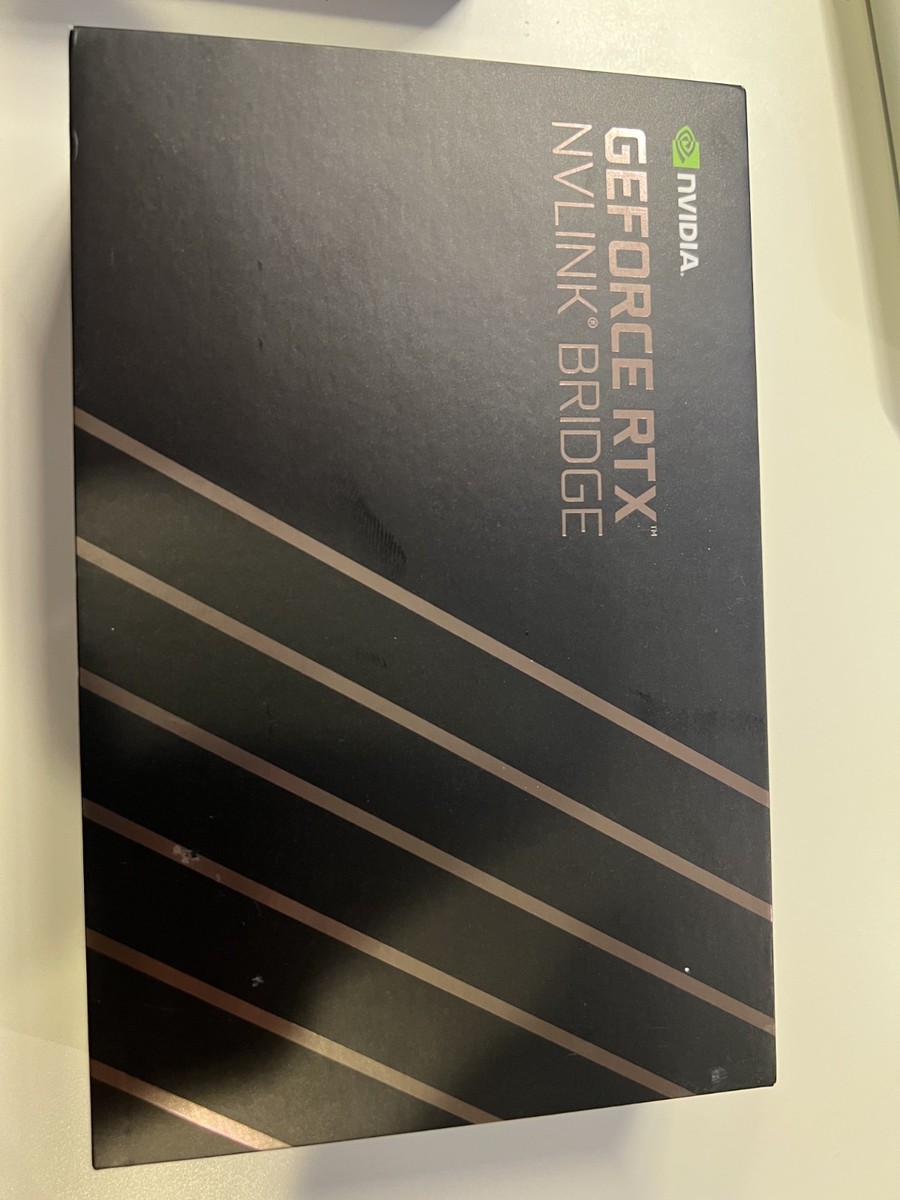 NVIDIA GeForce RTX NVLink Bridge 4-Slot for 3090 / 30 Series P3657 NVIDIA GeForce RTX NVLink Bridge 4-Slot for 3090 / 30 Series P3657