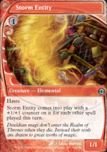 Storm Entity x1 - Future Sight - NM-Mint, English - Future Sight
