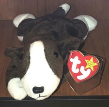 TY BEANIE BABIES 1997 BRUNO THE TERRIER DOG PLUSH W/ TAGS