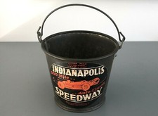 Indianapolis Speedway "Junior Pails" Antique Childs Sand Pail 1940s 1950a