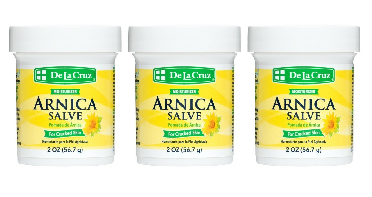 DE LA CRUZ ARNICA SALVE FOR CRACKED SKIN 2 OZ - MADE IN USA (3