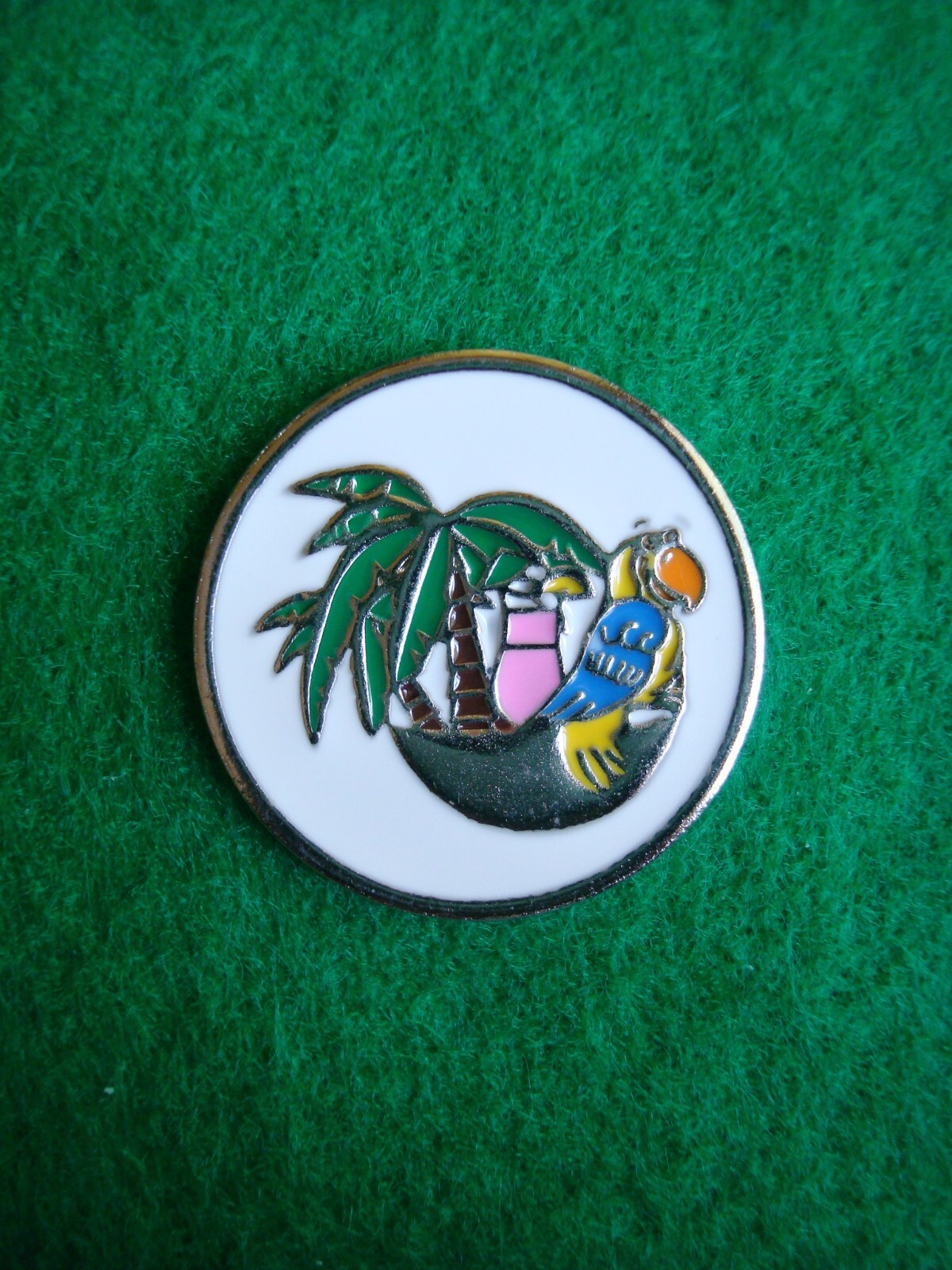 Marker Metal Flat Putting Coin Fun Cartoon