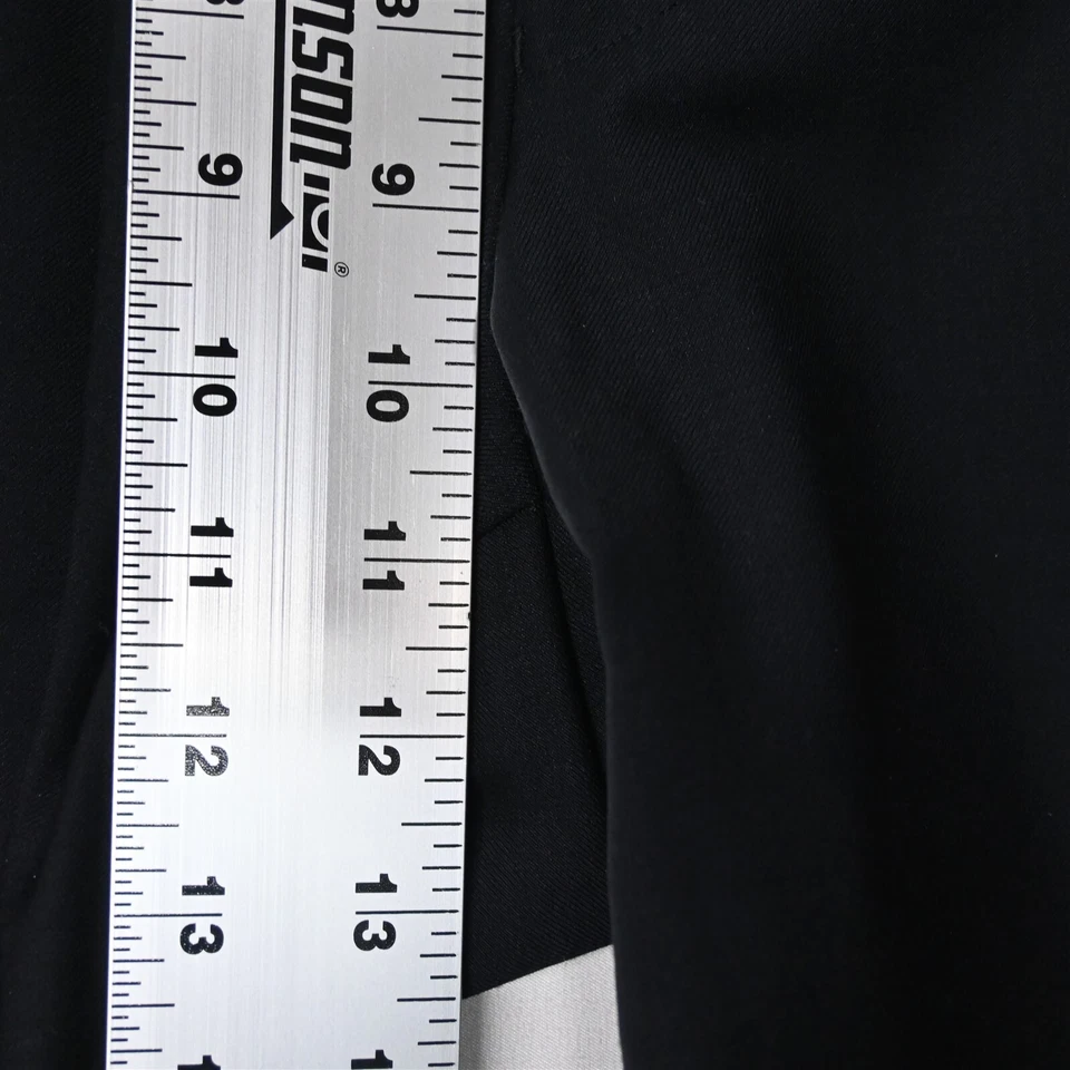 Pantalones de vestir Jack Victor Riviera 36x32 negros de lana elástica para hombre Foto 3 de 4