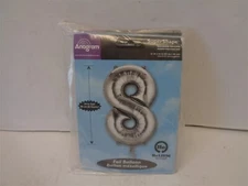 Qty = 5: Anagram Silver Number 6 Helium Saver Foil Balloon Item No. 27986