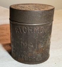 TAZA MEDIDORA DE POLVO DE HORNEAR ABSOLUTAMENTE PURO RICHMOND MAID VINTAGE con MANGO Y TAPA