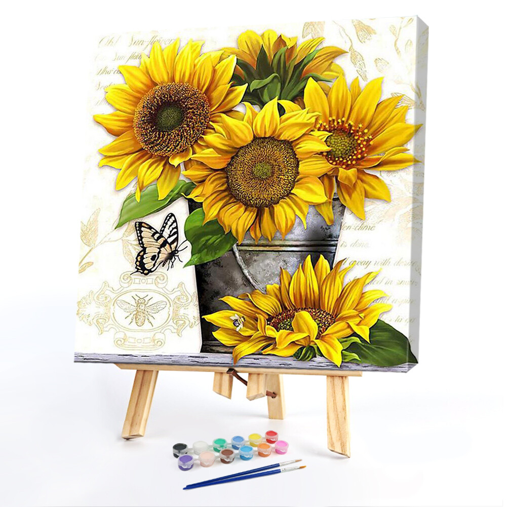 paint-by-numbers-kit-diy-sunflower-oil-art-picture-craft-home-wall