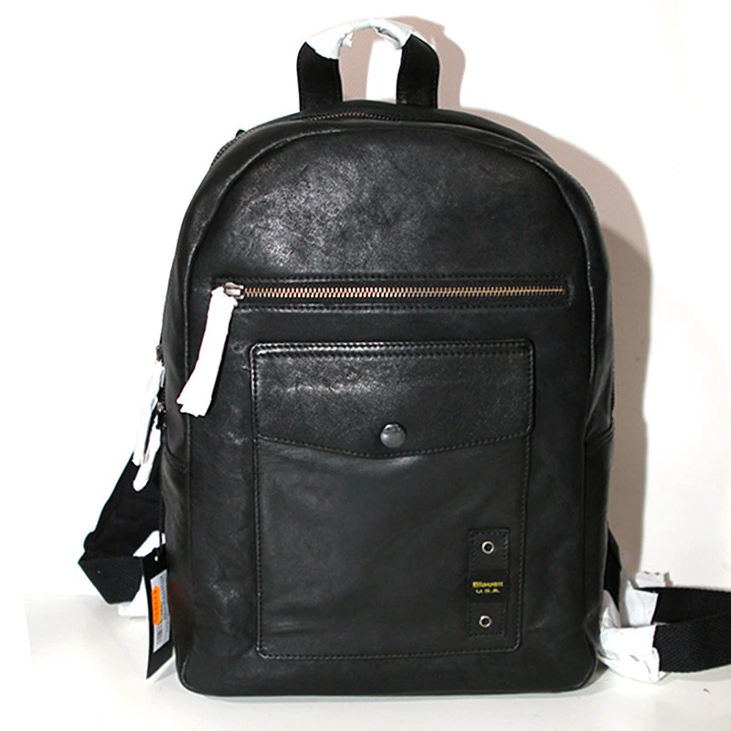 Zaino blauer pelle clearance