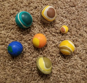 planet bouncy balls