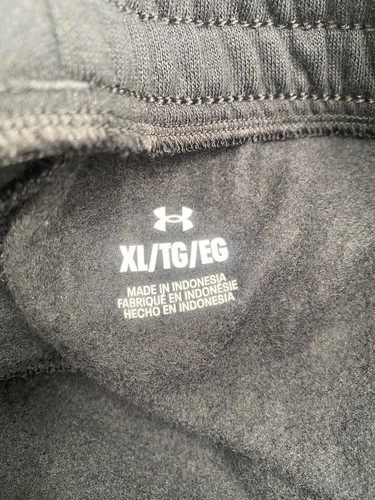 Under Armour Men's UA Rival Fleece Logo Shorts Training Sweat XL Black or Gray - Picture 8 of 13