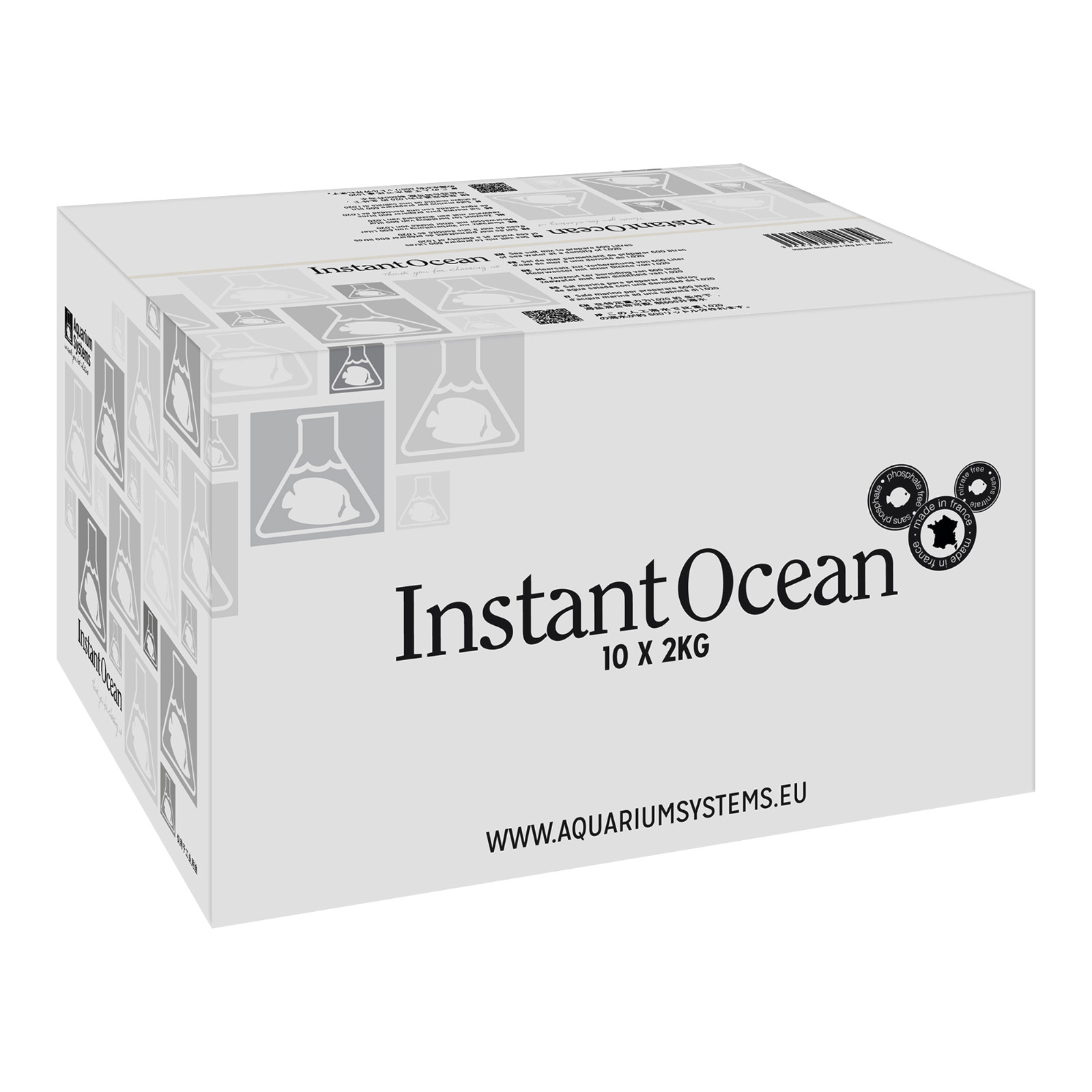ASF Instant Ocean 20Kg Box (10 x 2kg) Salt Water Aquarium Systems