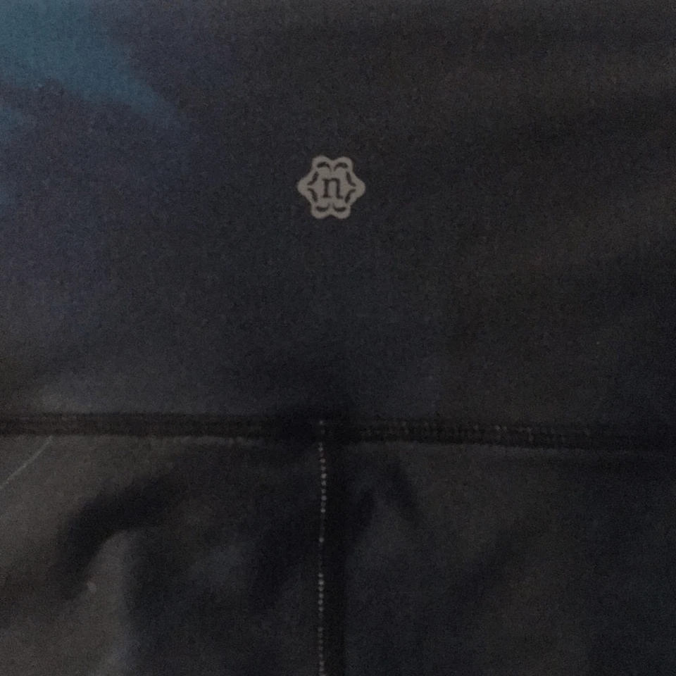 Nanette Lepore Women's Pull-On Printed Blue Black Compression Leggings Medium - Image 3 of 4