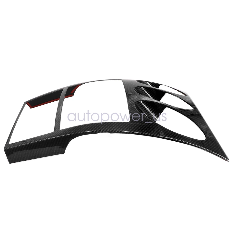 Carbon Fiber ABS Effect Interior Gauge Storage Covers For Nissan 350z 2003-2005 - Image 4 of 4