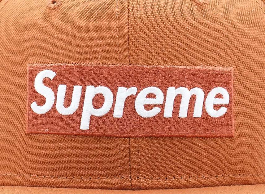 Supreme オレンジ MLB teams box logo NEW ERA Supreme MLB Teams Detroit Box Logo New Era 59Fifty Fitted