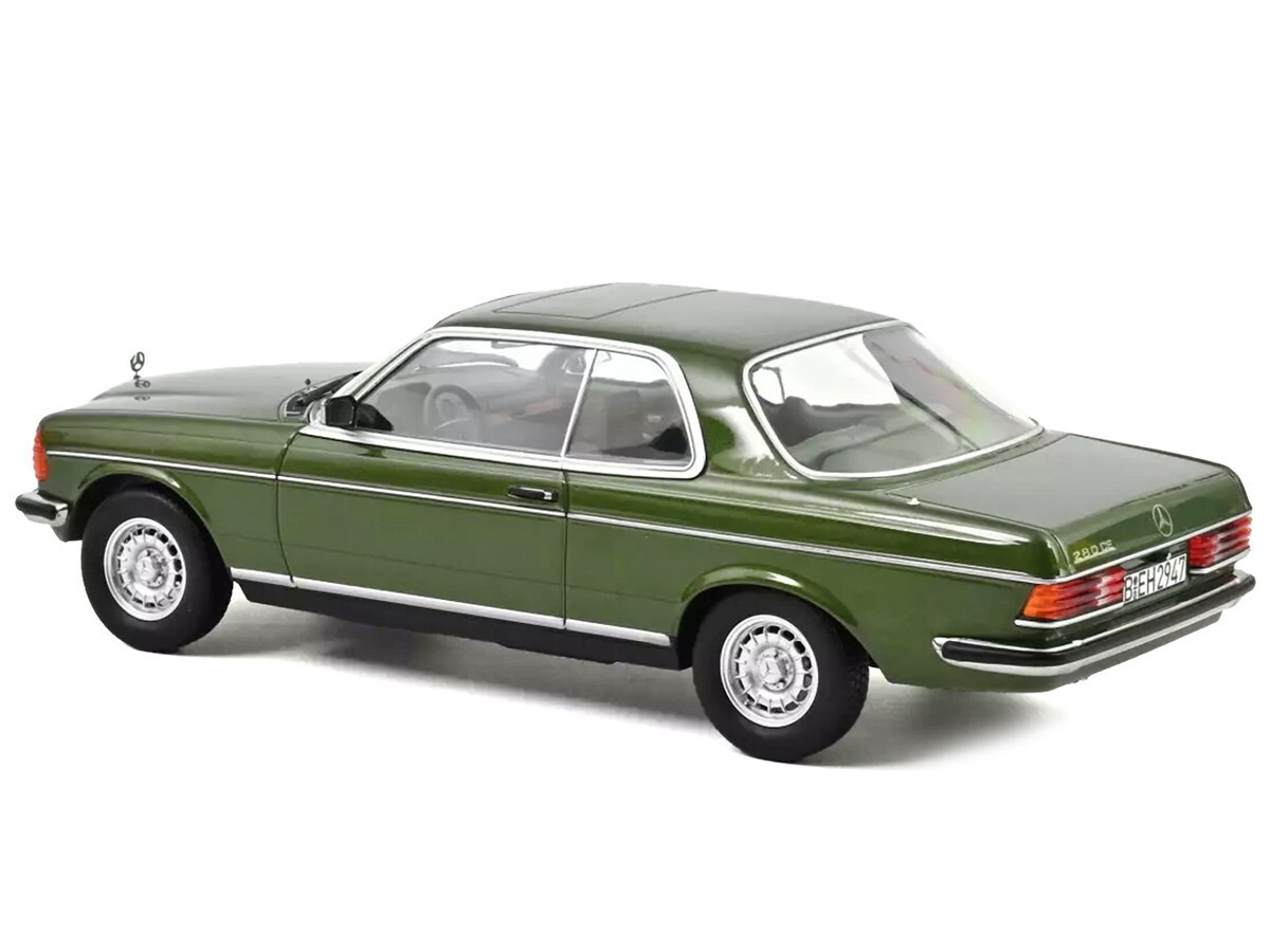 Norev 1980 Mercedes-Benz 280 CE Green 1/18 Diecast Model Car