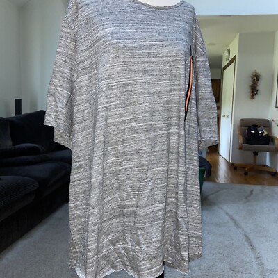 PX Premium Expression Gray T Shirt With Fake Pocket Size 3 XL Free Shipping
