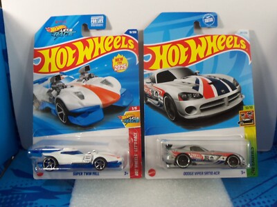 HOT WHEELS, NEW CASTING FOR 2025 SUPER TWIN MILL and DODGE VIPER SRT10 ACR, B3