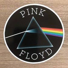 Pink Floyd The Dark Side Of The Moon 4" Wide Vinyl Sticker - BOGO