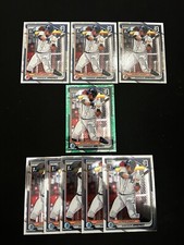 (9) Enrique Jimenez 2024 Bowman 1st BCP-31 Tigers 5 Chrome 3 Paper 1 Lunar Lot