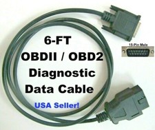 Obd2 Obdii Scanner Data Cable Compatible With Actron Cp9180 Cp9185 Cp9190 Cp9690