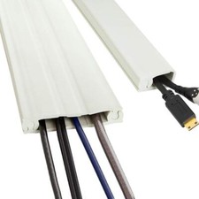 Cordline 2way Cord Channel In Paintable White 8ft Continuous Roll
