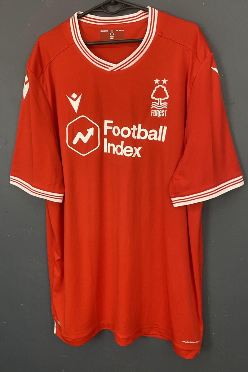 MEN'S FC NOTTINGHAM FOREST 2020/2021 SOCCER FOOTBALL SHIRT JERSEY