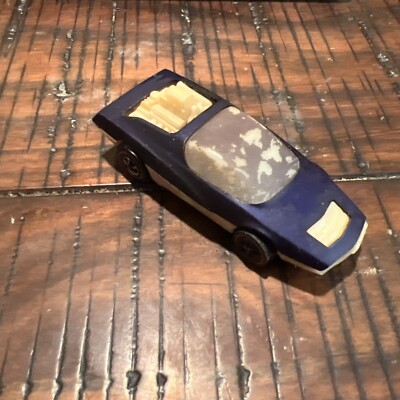 VINTAGE RARE MATTEL HOT WHEELS REDLINE BLUE SIZZLERS HOTHEAD - UNTESTED