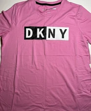 MEDIUM  Women's DKNY SPORT Tees in Pink RETAILS $39.00 BNWTS