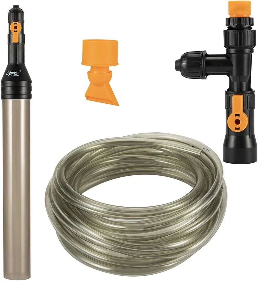 Time-Saving Aquarium Maintenance Kit - 49-Ft Hose, Gravel Cleaner & Siphon Pump - Image 3 of 4
