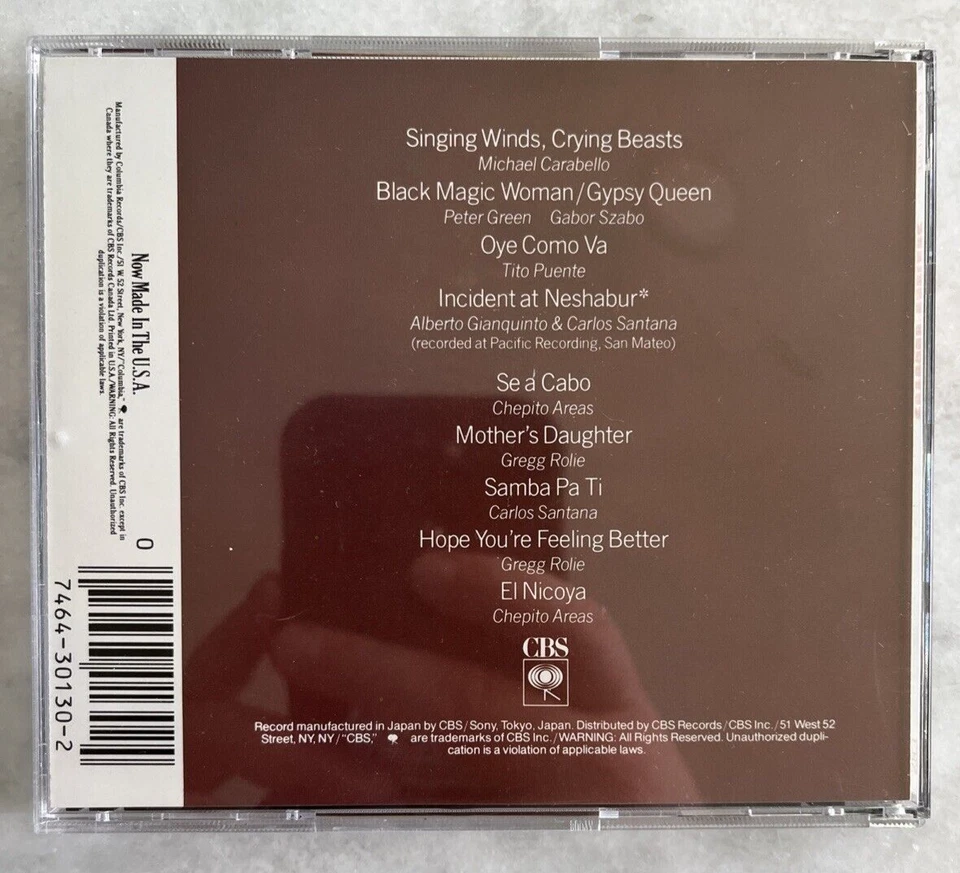 SANTANA ~ Abraxas 1970 / Supernatural 1999 Lot of 2 CDs Wyclef Jean, Rob Thomas Foto 2 de 4
