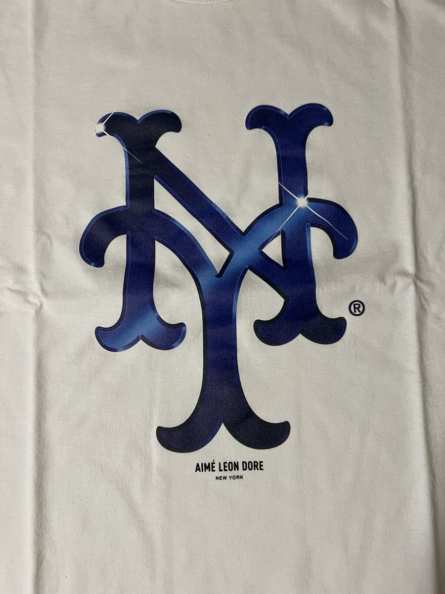 Aime Leon Dore ALD / New York Mets Big Chrome Logo Tee T