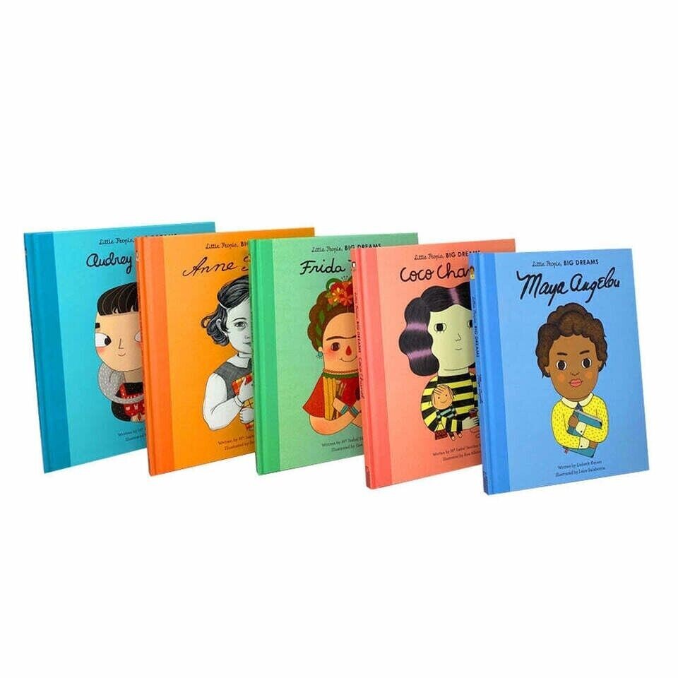 Little People Big Dreams Inspiring Artists & Writers Collection 5 Books Set