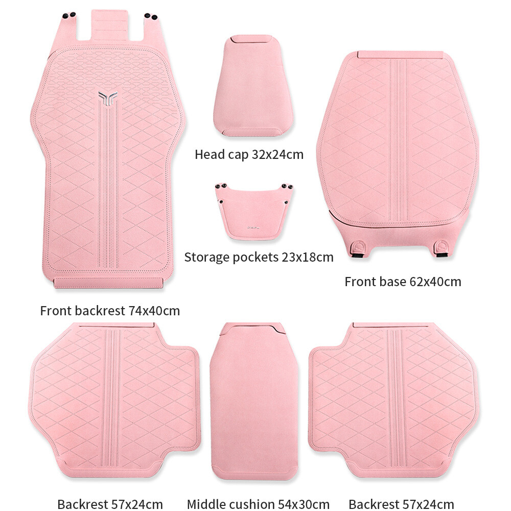 Deluxe Full Set Leather Car Seat Covers For Nissan Auto Front & Rear