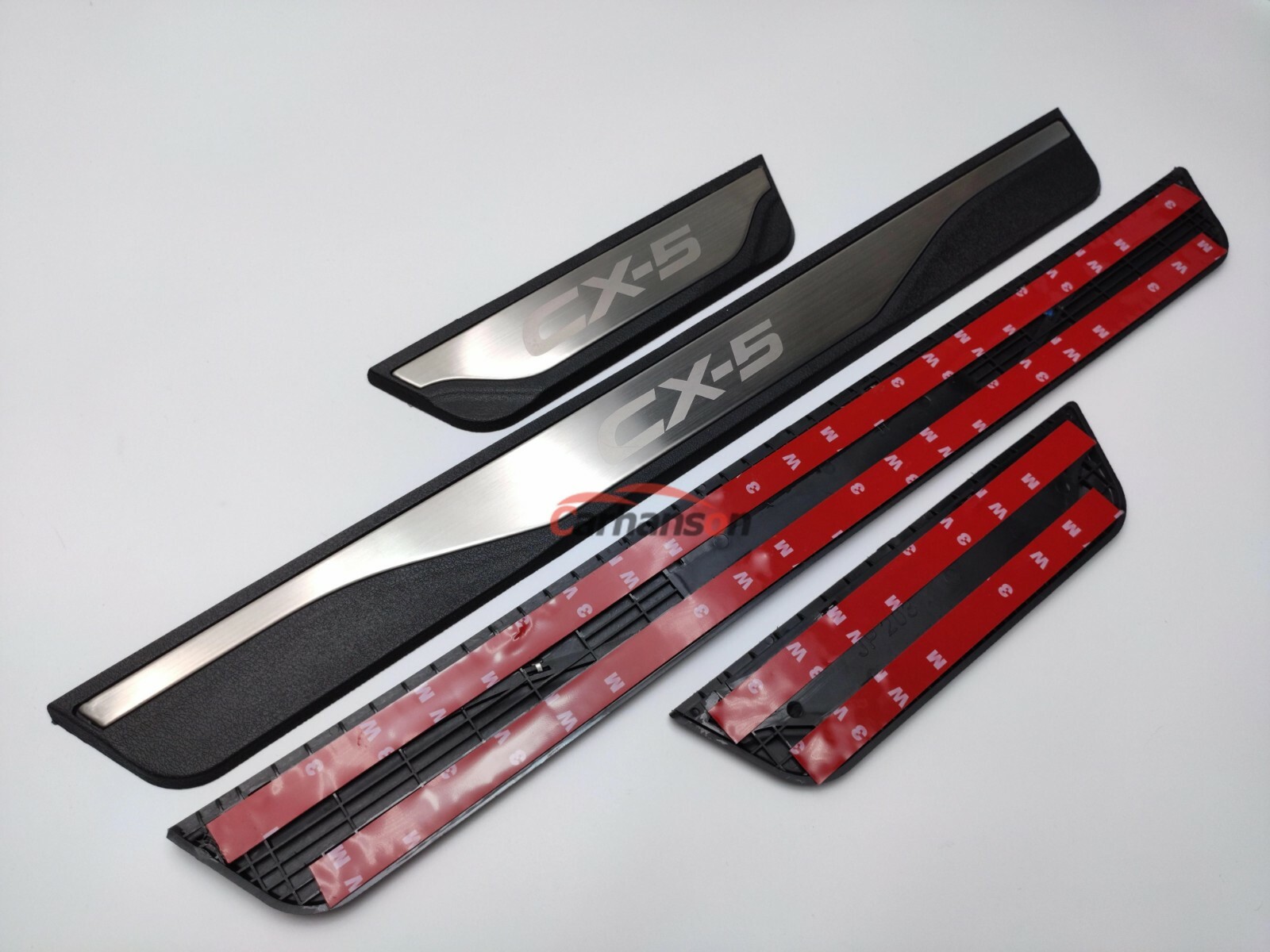 For Mazda CX5 Accessories Car Door Sill Cover Scuff Plate Protectors