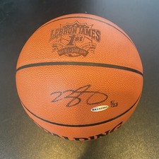 Lebron James First All Star Game Signed NBA Game Basketball Upper Deck UDA #5/23