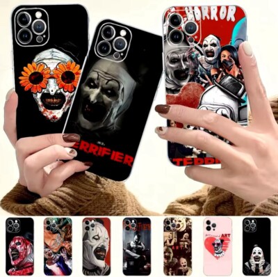 Horror Movie Terrifier Phone Case for iPhone 16 15 14 13 12 11 Plus Pro ProMax