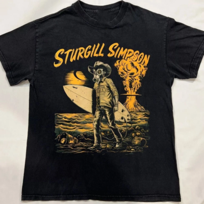 #ad Vtg Sturgill Simpson T Shirt Short Sleeve Cotton Black All Size For Men TR446 $20.89