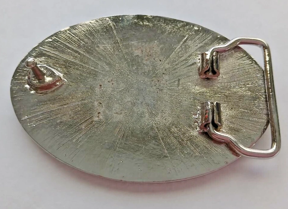 Hebilla de cinturón camuflaje con diamantes de imitación - verde, dorado y negro 3,65 x 2,5 Foto 2 de 2