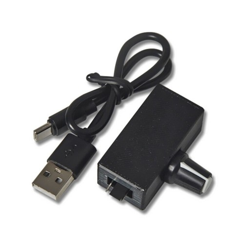 Adjustable Speed USB Fan Controller 8W Power Adapter 12V 4Pin Cable Splitter - Afbeelding 4 van 18