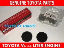 NEW GENUINE TOYOTA VALVE COVER CAM PLUGS 11188-62010 HALF MOON & FIPG