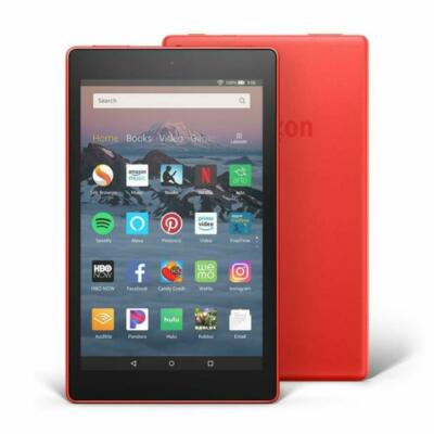 Amazon Fire HD 8 (8th Generation) 32 GB, Wi-Fi, 8 in - Punch Red (with...