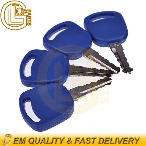 4X Ignition Key 14601 for New Holland TM115 TM125 TM135 TM150 TM165 TS100 TS110 - Picture 2 of 5