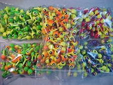 25 NEW FLOATING WALLEYE JIG HEADS 3/8 FOAM SIZE 1 THEY FLOAT OZ