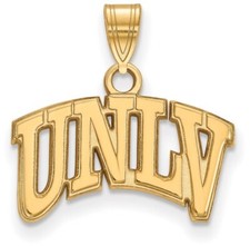 10K Yellow Gold University of Nevada Las Vegas Small Pendant by LogoArt 1Y001UNL