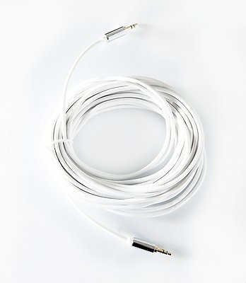 OMNIHIL 30ft 3.5mm Aux Cable for Samsung, LG, Vizio, Sony, Insignia, Toshiba TVs
