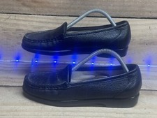 SAS  Tripad  Comfort Simplify Black Leather Slip-On Loafer Shoes Women's 6N