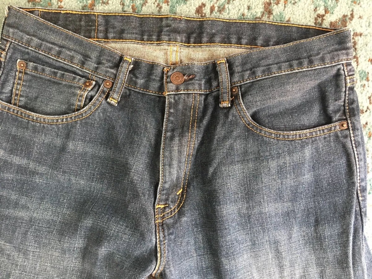Levi 527 Slim Boot Cut W34 L30 Jeans Inseam 31 Waistband 36 