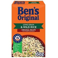 Ben's Original Long Grain and Wild Rice 6 pack